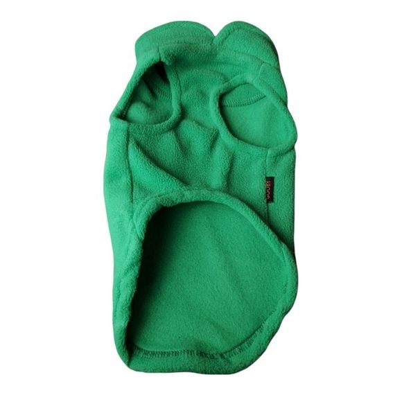 Green Fleece Dog jacket - Picture 4 of 5